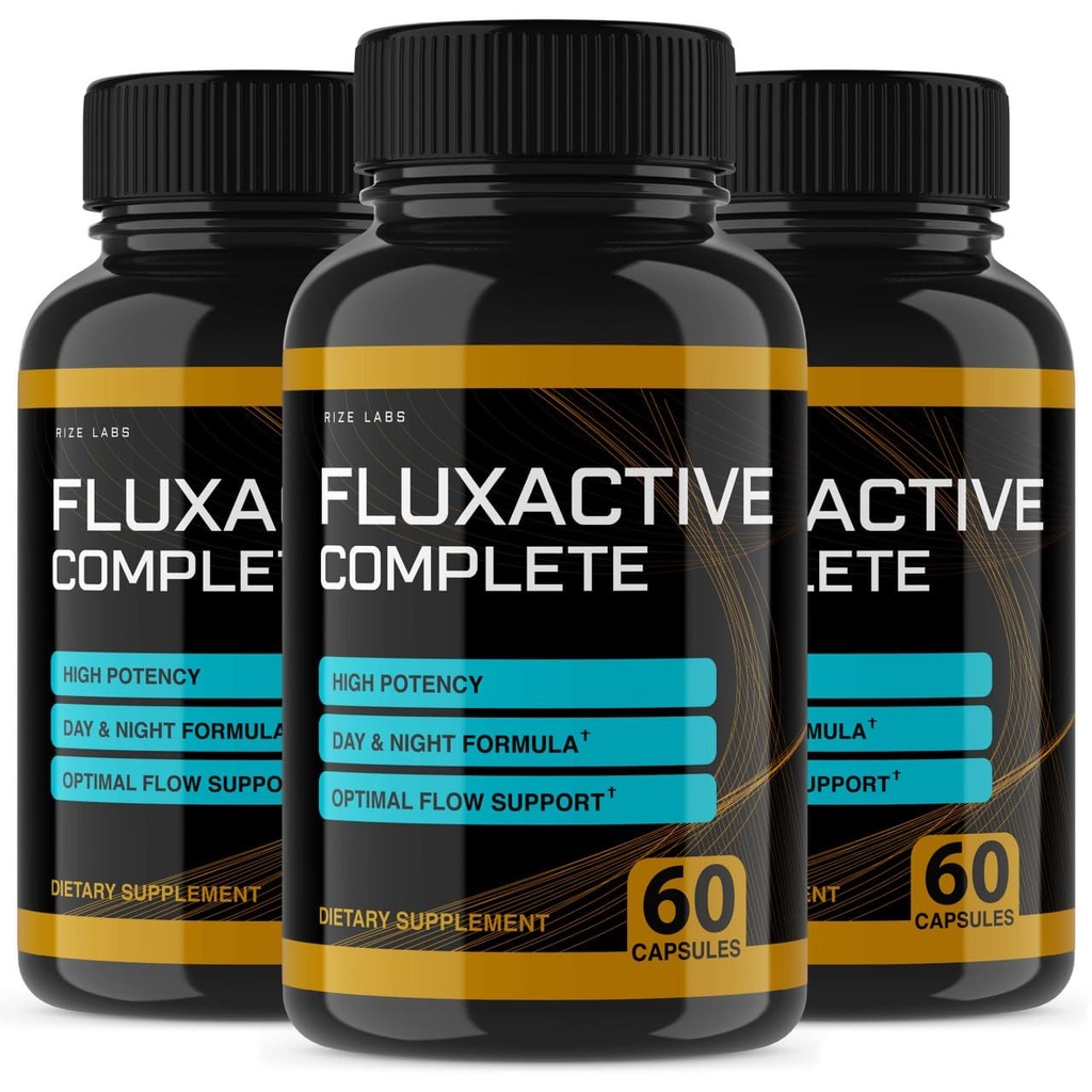 Fluxactive Complete Advanced Formula Supplement for Men (Pack of 3) (180 Capsules)