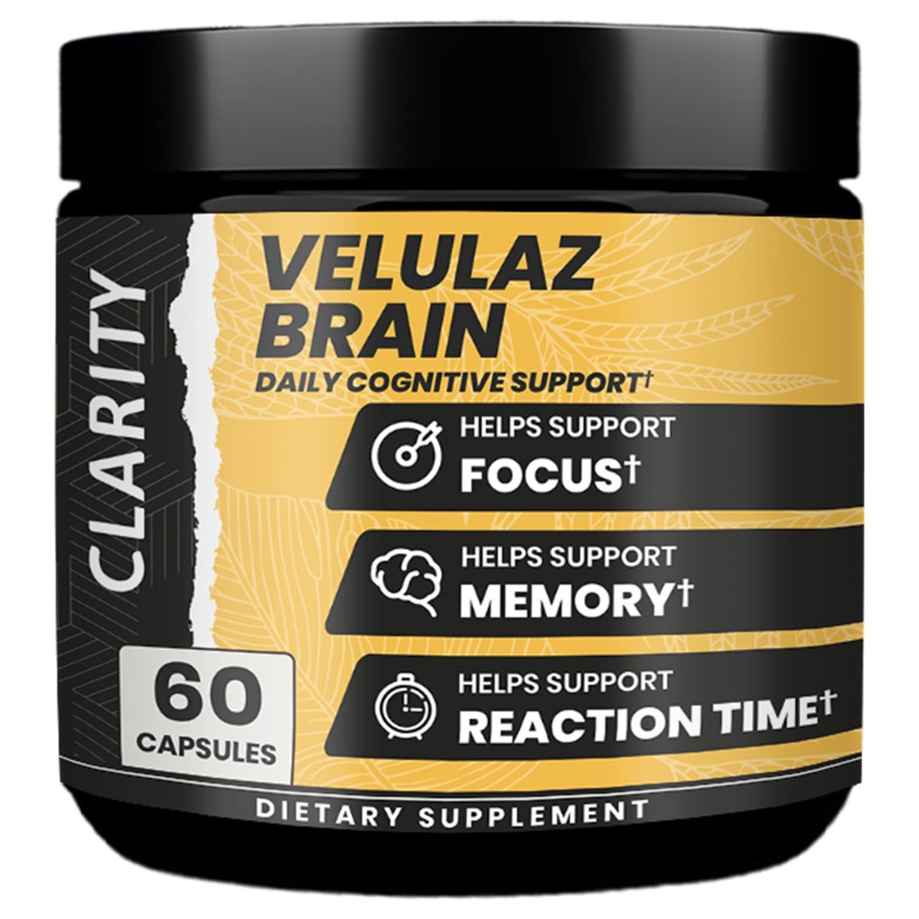 Brain Clarity Multi-Plant Blend Capsules, 60 Count, Plant-Based Formula
