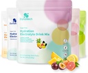 Dynatech Zero Sugar Electrolyte Drink Mix - Variety Pack - Hydration Powder Packets with 10 Electrolytes & Vitamins ← Non-GMO, Gluten Free, Vegan Electrolytes Powder Packets ← 16 Servings