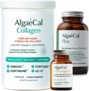 ALGAECAL Calcium, Vitamina D3 &amp; Collagen Bundle – Collagen hidrolizado con Verisol, Fortibone & Fortigel, Plus Calcium, Vitamina ADEK, " Trace Minerals for Bone Health " Anti-Aging