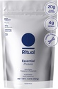 Polvo de proteína vegana prenatal Ritual: Choline to Support Prenatal, Postpartum, " Lactation, 20g Organic Pea Protein from Regenerative Farms in USA, Gluten Free, Plant Based, Sugar Free†, Vanilla, 1Lbs