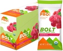 PROBAR - BOLT Organic Energy Chews, Raspberry, Non-GMO, Gluten-Free, USDA Certified Organic, Healthy, Natural Energy, Fast Fuel Gummies with Vitamins B &amp; C (12 Count)