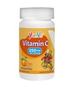 Yum-V's Chewable Vitamin C Gummies for Kids – Kids Vitamin C for Daily Immune Support – Kosher, Halal, Pectin-Based Tooth-Friendly Gummy Bears – Orange Flavor – 60 Count, Pack of 1
