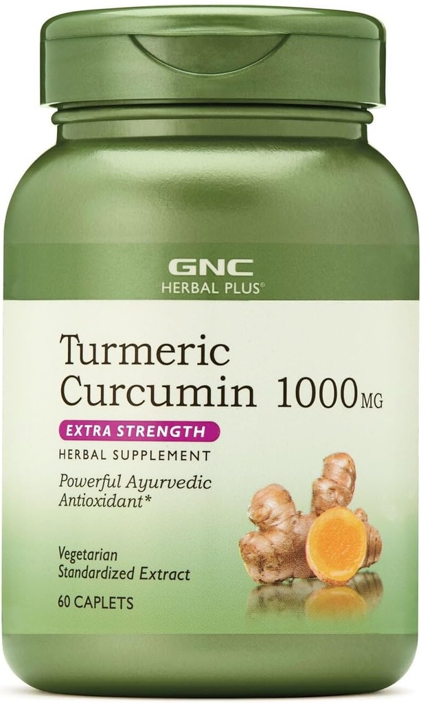 GNC Herbal Plus Turmeric Curcumin 1000mg