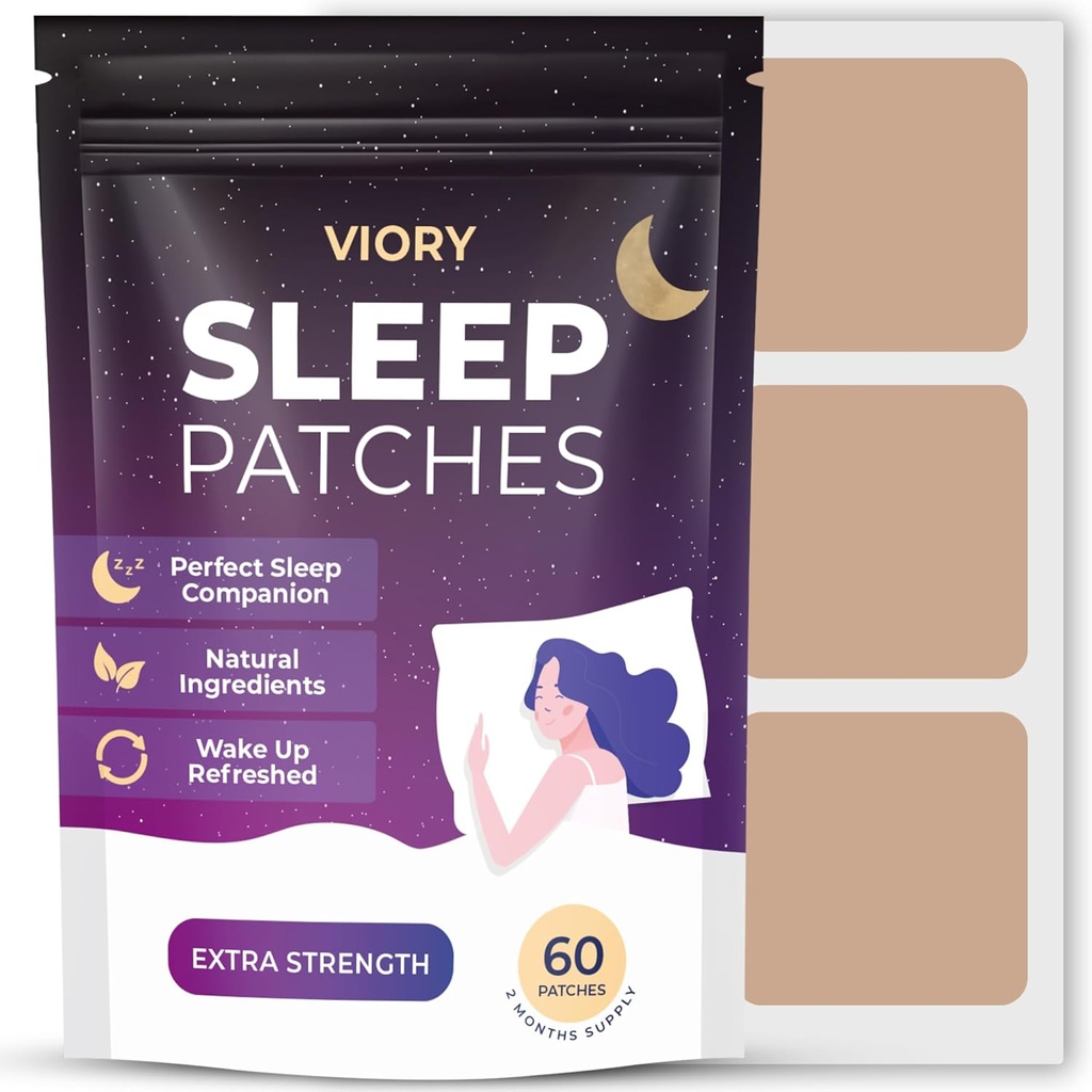 Patches de sueño para adultos estrés extra TENIDO Patch de sueño fácil de aplicar con melatonina " Valerian " Relájate " Retirada " Larga noche duradera para hombres " mujeres 60 Patches