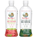 MaryRuth's Liquid Morning Multivitamin (Strawberry) & Liquid Nighttime Multimineral (Pineapple) ← Clean Label Project Verified® ← Vitaminas " Magnesium for Energy, Bedtime, " Global Health TEN Vegan