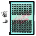 Lash Clusters 144Pcs Eyelash Extension Midnight Lashes Extensions Natural Cluster Lashes for Individual Eyelashes Extension by AMZGlRL(D-Mix8-16mm)