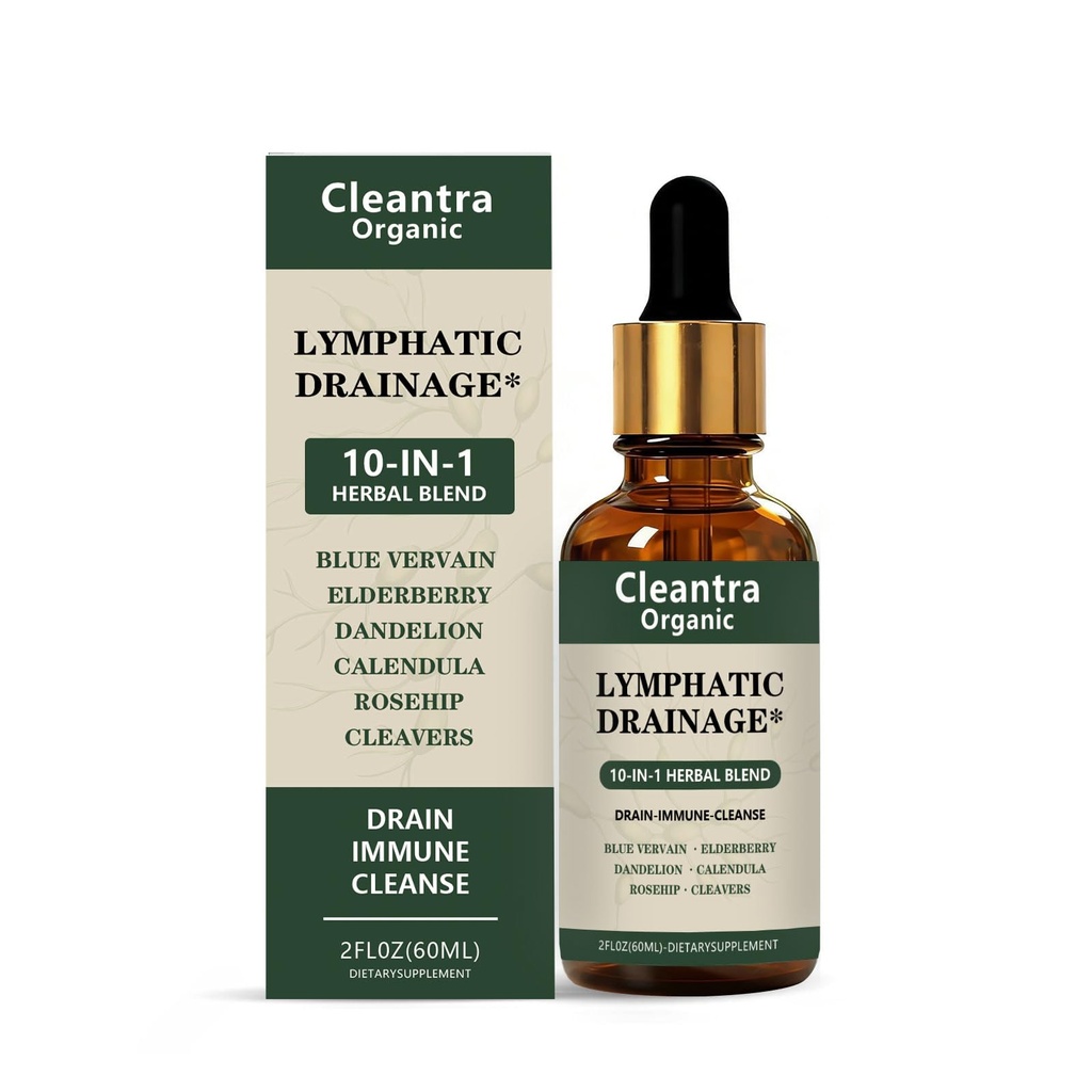 Lymphatic Drainage Drops,Fast-Absorbing Formula,2 fl oz (1PCS)