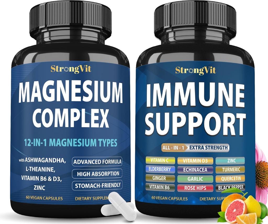 Magnesium Complex & Immune Support Bundle (120 Capsules)