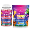 Magnesium Complex for Kids Adults - Magnesium Supplements Gummies Sugar Free