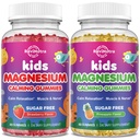 2 Pack Kids Magnesium Gummies Sugar Free Strawberry & Pineapple Flavor