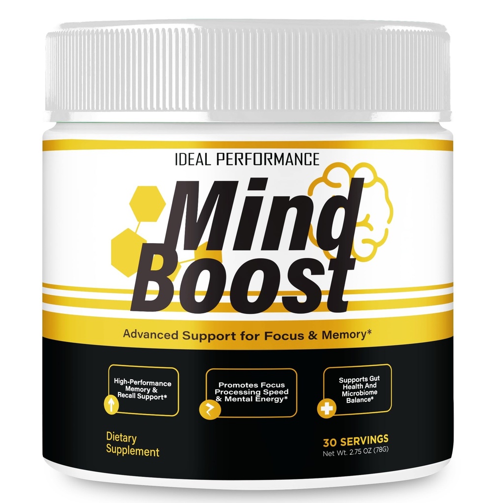 IDEAL PERFORMANCE Mind Boost Powder, MindBoost Powder Reviews (1 Pack)