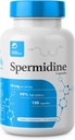 Spermidine Capsules Gluten Free 99% Concentration 100x Más Potent Than Wheat Germ Extract for Anti-Aging DNA Telomere Support