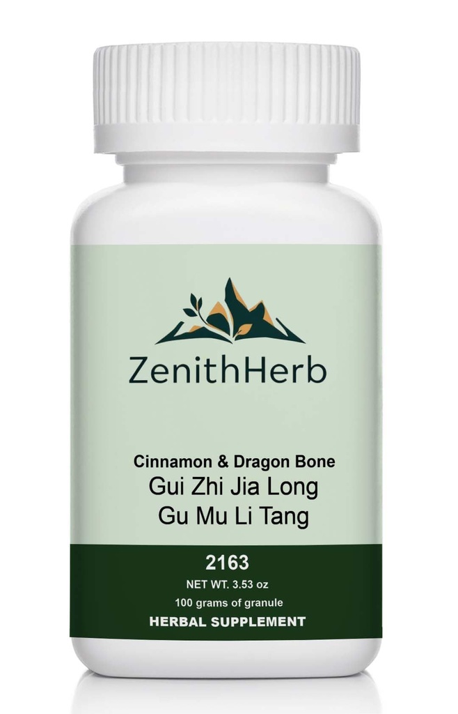 ZenithHerb-GUI Zhi Jia Long Gu Mu Li Tang/Cinnamon & Dragon Bone, Granule, 100 Grams/Bottle