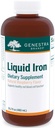 Genestra Brands Liquid Iron | Colloidal Mineral Supplement | Natural Raspberry Flavor | 16.2 fl. oz.