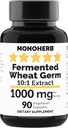 MONOHERB Fermented Wheat Germ Extract 1000 mg - 90 cápsulas vegetarianas - Spermidine