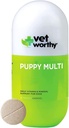 Vet Worthy Puppy MultiVitamins - Multivitamínico para cachorros para apoyar la salud óptima &amp; Wellness general - Suplemento de perro con hierro, magnesio,Zinc,Vitamin A,B Vitaminas - Liver Flavor,60 Tablas Chewable