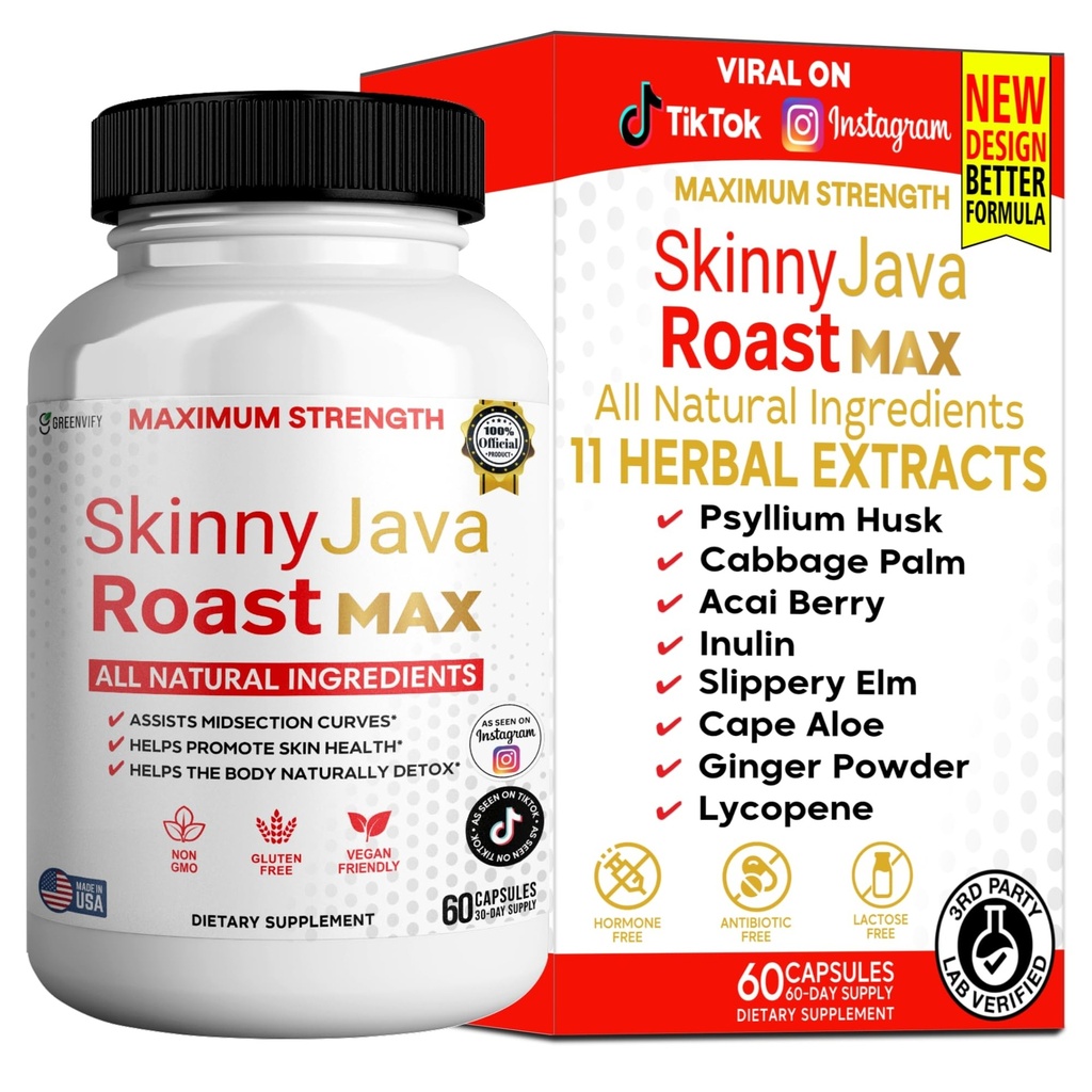 Skinny Java Roast MAX, Maximum Strength Natural Dietary Supplement (1)