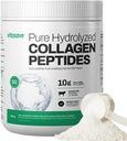 Vitasave Collagen Peptides Powder – 10g Collagen hidrolizado por Serving – Desarrollado, alimentado con hierba, Keto Friendly – Skin, Hair, Nails & Joint Support – 500g