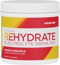 AdvoCare Rehydrate - Electrolyte Drink Mix - Incluye Magnesio, Sodio, Potasio &amp; Calcio - Antioxidante &amp; Aminoácidos Fortificado - Apoyos Hydration &amp; Recovery - Mango Pineapple, 12.7 oz