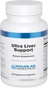 Douglas Laboratories Ultra Liver Support ← Soporta Tract Liver and Gastrointestinal con Nutrientes Lipotrópicos e Ingredientes Herbal ← 60 Capsules