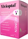 Vivioptal Women, 90 Capsules, CoQ10 &amp; Omega-3, Multivitamin & Multimineral, Gluten Free, German Formula