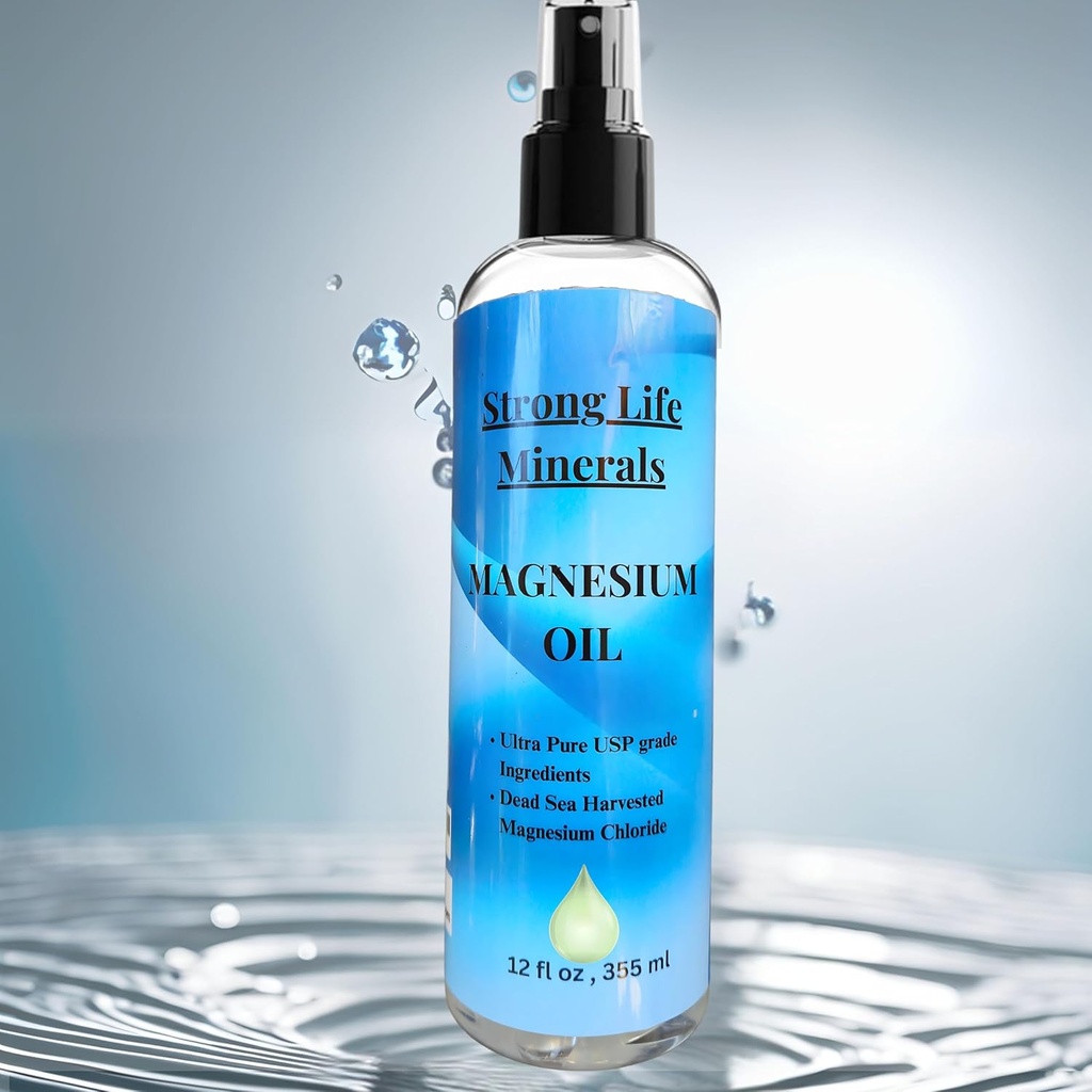 Unleash The Power Extra Strength Magnesium Body Spray 100% Organic Made in USA Compare to Seven Minerals and Ancient Minerals. El poder del Magnesio puede cambiar su vida.