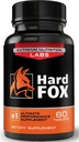 Hard Fox - #1 Ultimate Performance - 3" Añadido Tamaño en 60 días - Píldoras de ampliación para hombres - Super Drive, Fuerza, Talla, Resistencia - 60 Cuenta