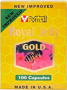 Nueva mejorada super oro real jalea 200 cápsulas 2000mg