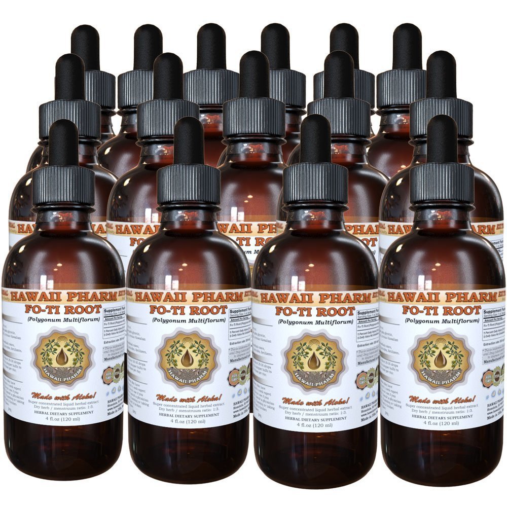 Hawaii Pharm Fo-Ti Root (Polygonum multiflorum) Liquid Extract 15x4 Oz