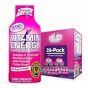 Vitamin Energy Mood+ Extra Strength Energy Shot Tropical Berry 24 Pack, 260mg Natural Caffeine, B-Vitamins, Rhodiola, Chamomile, Mood & Energy Support, Zero Sugar, Gluten-Free, Vegan, 1.93 fl oz