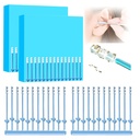 Sticky Ear Cleaning Stick, 48Pcs Earwax Removal Adhesive Swabs, Reusable Adhesive Ear Cleaning Sticks with Soft Flexible Tip, Gentle Ear Cleaner Tool