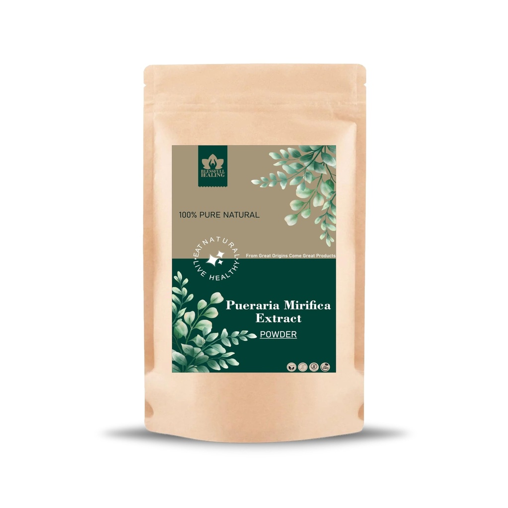 Blessfull Healing Pueraria Mirifica Extract Powder 100% Pure Natural 100 Gram / 3.52 oz