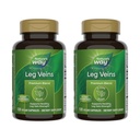 Camino de la Naturaleza Veinas de la pierna, apoya la fuerza sana de la pierna Veinte*, 6-Herb Blend, con extracto de castaña de caballo, Dandelion, Gluten Free, 120 cápsulas veganos (paquete mayo Vary) - 2 Pack