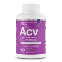Essential Elements Apple Cider Vinegar Gummies from The Mother - Naturally-Sourced, Vegan ACV with Folic Acid and Vitamin B6 & B12 60 Count