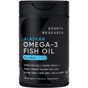 Sports Research® Omega-3 ­­Fish Oil Mini-Softgels - Sourced from Wild Caught Alaska Pollock - Burpless, Bovine Free, Non-GMO, & MSC Certified Sustainable - 120 Count