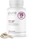 Puro Therapro Rx Elite IgG Inmunoglobulina Suplemento TENIDO 1100+ mg IgG, IGA &amp; IgM Serum Derived Immunoglobulins (SBI) ← Colostrum Supplement Alternative TEN Gluten, Dairy &amp; GMO Free (60 Capsules)