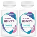 Suplemento Liposomal de Berberina 1500mg - Tercero Testado, Alta Bioavailabilidad Berberina HCL cápsulas para mujeres y hombres, Activador AMPK para la salud cardiovascular, libre de azúcar, no GMO,120 Softgels