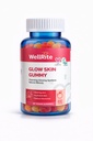 Glow Skin Gummy Vitamins, 60 Count, Apple Flavored, Vegan, Gelatin Free, Gluten Free, Nut Free, Glowing & Hydrated Skin, Reduced Eczema, Reduced Wrinkles
