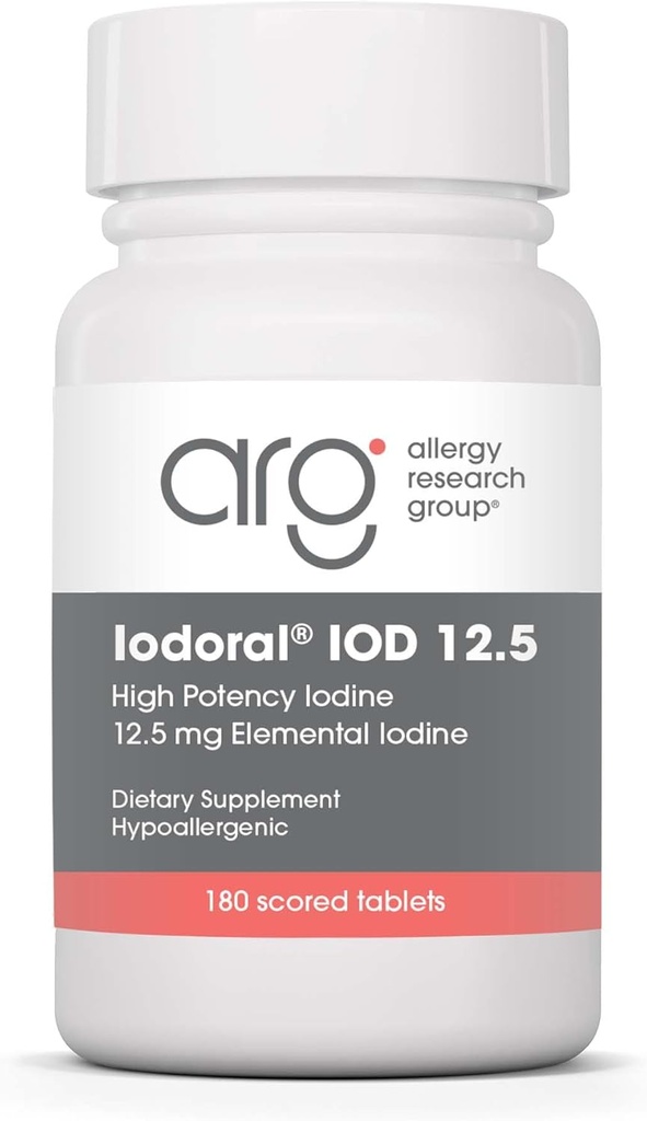 Optimox Iodoral 12.5 mg Suplemento - Suplemento de yodo, Apoyo a la Tiroides para Mujeres y Hombres, Láminas de Solución Lugol, Tablas de Ioduro de Potasio, Complejo Mineral Diario - 180 Conde