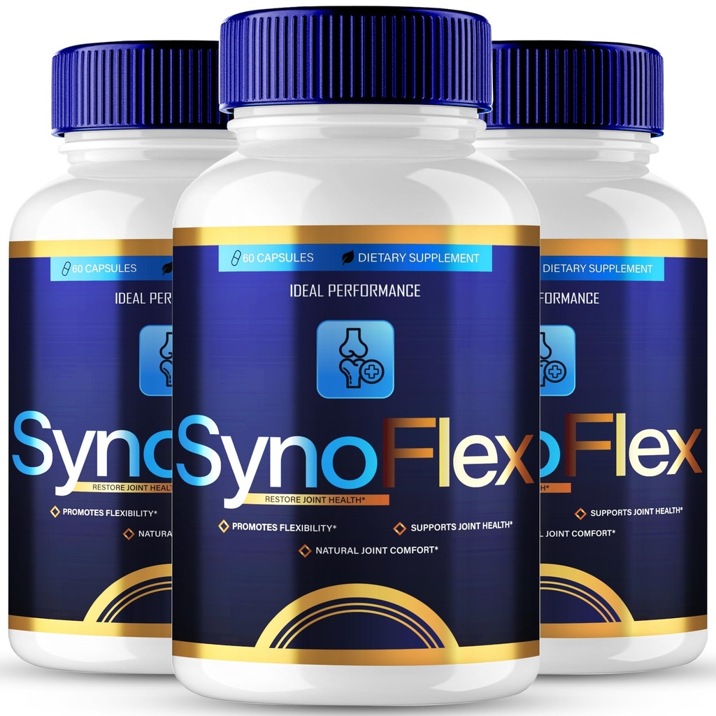 Synoflex Capsules, Syno Flex Pills Advanced Formula Reviews (3 Pack)