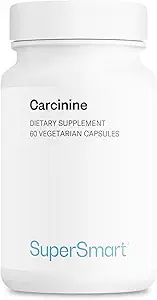 Supersmart - Carcinine 300mg por día (Patented) - Stable L-Carnosine Supplement TEN Non-GMO &amp; Gluten Free - 60 cápsulas vegetarianas