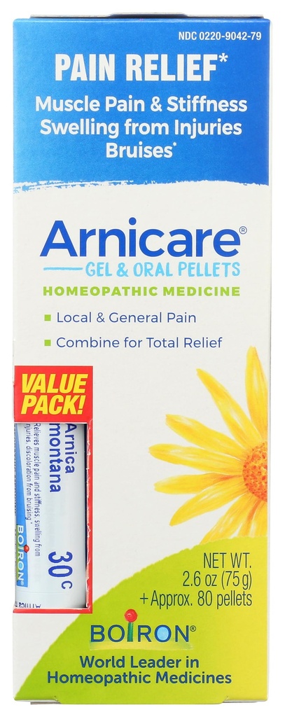 Boiron, Arnica Gel Blue Tube Value Pack, 2.6 Ounce