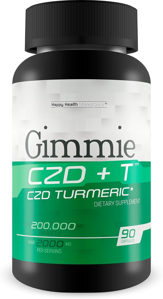 Gimmie CZD + T - Our Best CDZ Supplement Vitamin C D and Zinc Plus Magnesium Turmeric and More - High Potency Immune Support with Vitamin C & D - Our Best Immune Pills Nature Vitamin D Zinc C Best