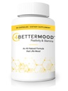 4BETTERMOOD Positivity & Stamina Capsule (30ct) Premium Mood Supplement - Enhance Mood & Promote Emotional Balance - Rhodiola, L-Theanine. Bocopa monnnieri, Velvet Bean, Skull Cap & Ashwaganda.