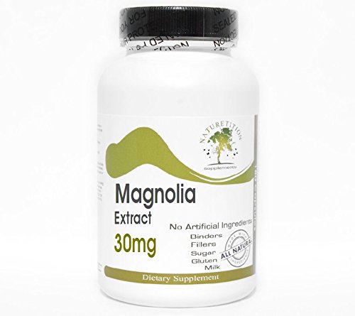 Magnolia Extract 30mg ~ 90 Capsules - No Additives ~ Naturetition Supplements