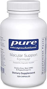 Pure Encapsulations Macular Support Formula | Hypoallergenic Supplement with Enhanced Antioxidant Formula for Healthy Eyes* | 120 Capsules