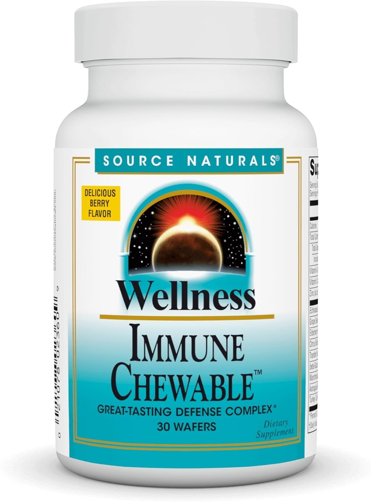 Fuente Natural Wellness Immune Chewable Defense Complex* - 30 Chewables Wafers