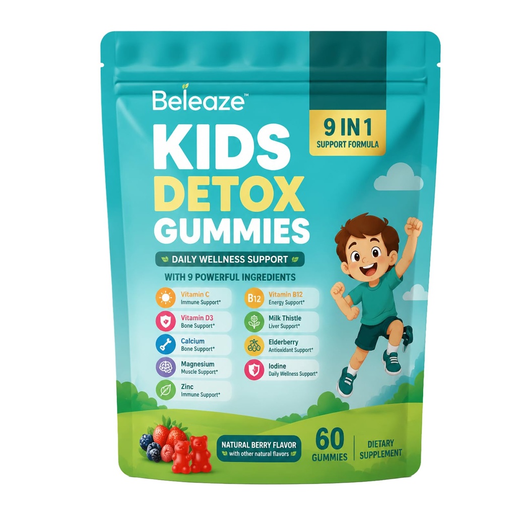 Beleaze Kids Detox Gummies 60PCS