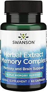 Swanson Herbal Extract Memory Complex 60 Capsules